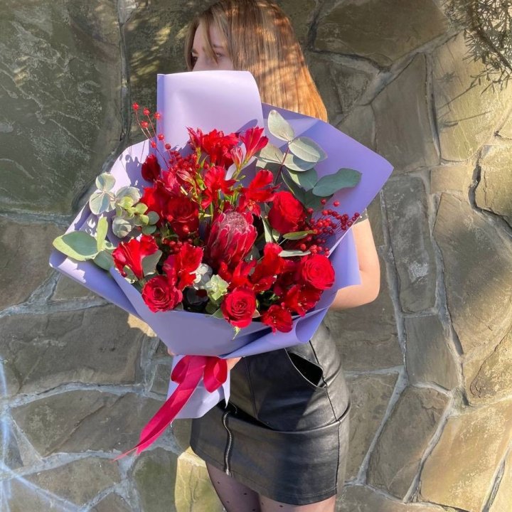 Букет c протеей "Алиса" в Омске