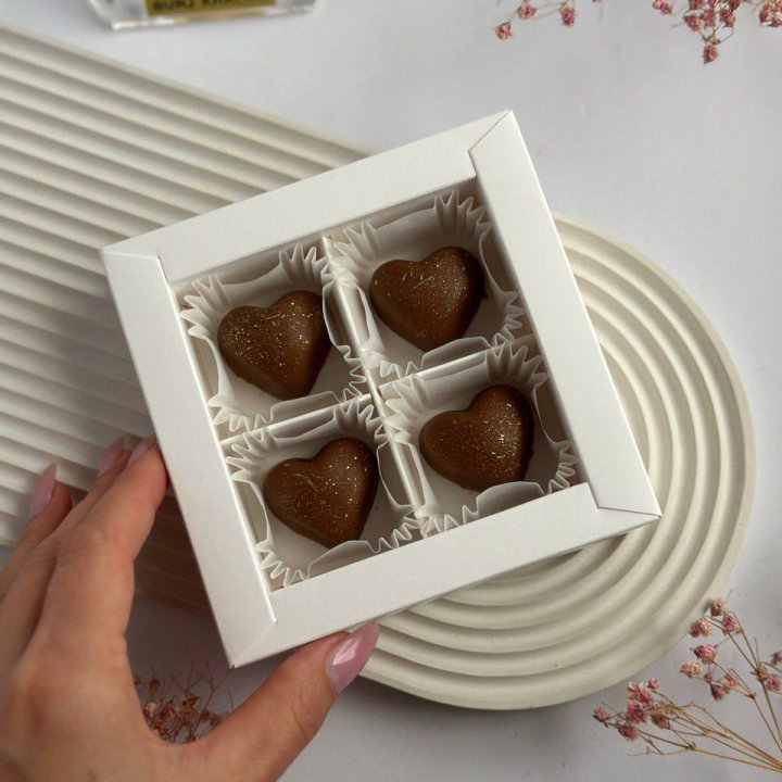 Бельгийский шоколад сердца в Омске
