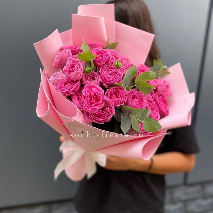 Пионовидные розы мисти баблс N.2 в Омске