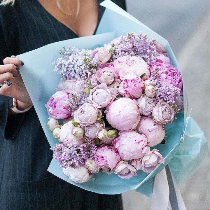 Букет "Блю логан" в Омске