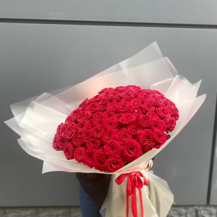 101 высокая роза в Омске