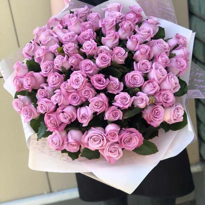 71 розовая роза "Маритим" в Омске