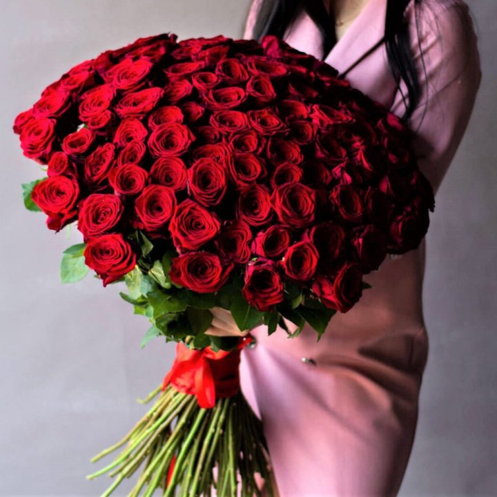 101 высокая роза в Омске