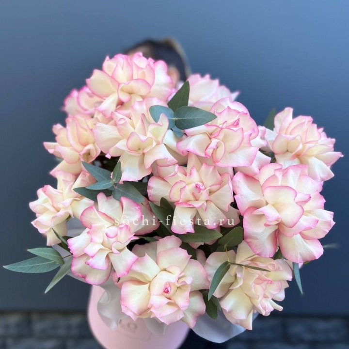 15 Французских роз Джумилия в боксе в Омске