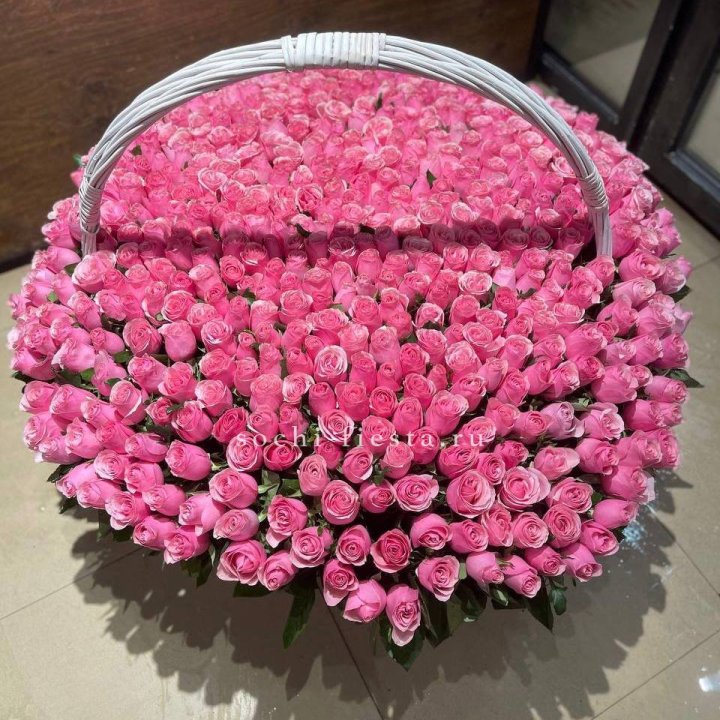 501 розовая роза в Омске