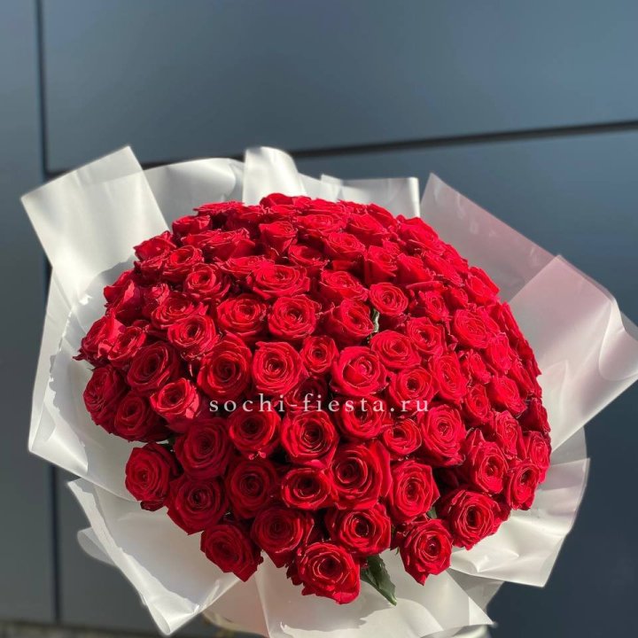 101 высокая роза в Омске