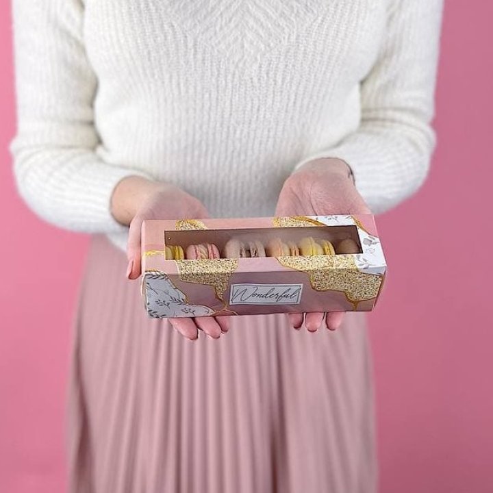 Коробка макаронс 5 шт. в Омске