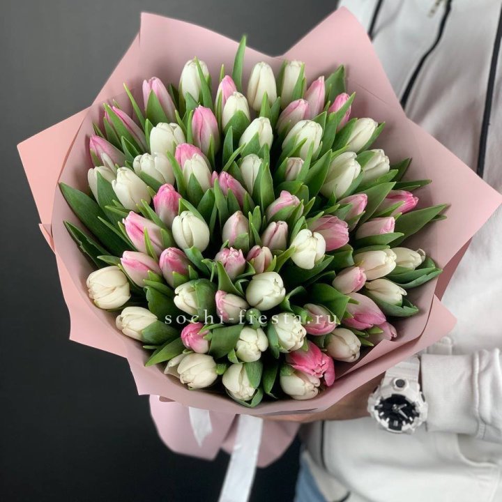 61 тюльпан микс в Омске