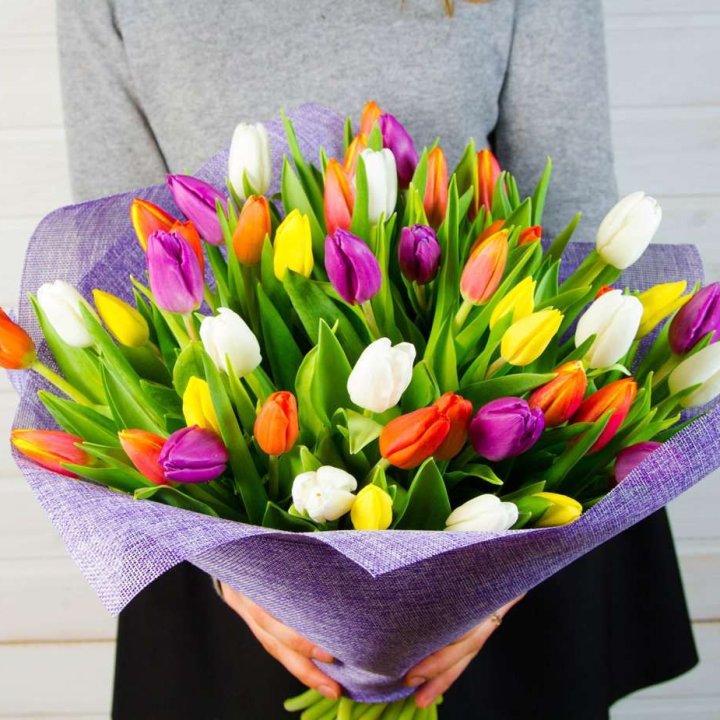 51 тюльпан "Рандом" №2 в Омске